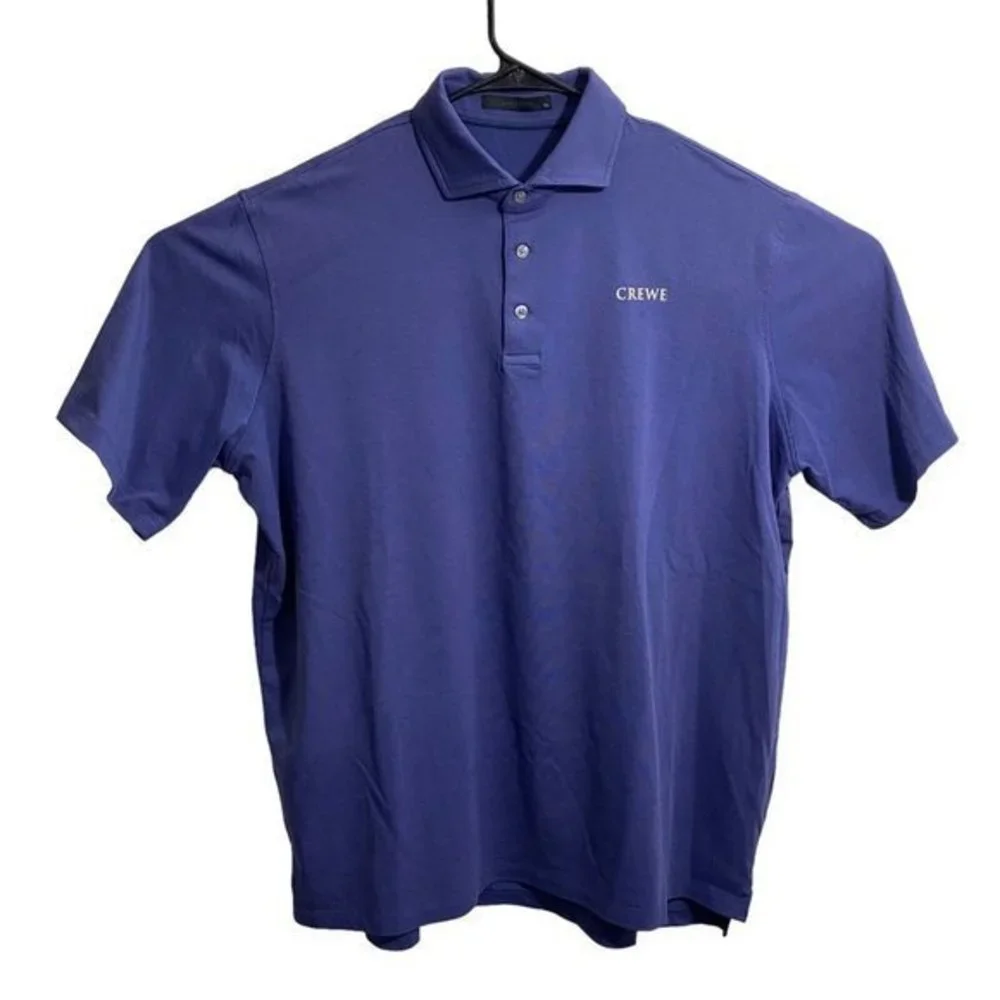 Greyson Mens‎ Golf Polo XL Indigo Stretch Performance CREWE Cup Event